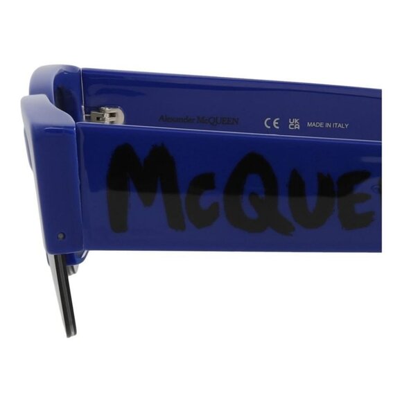 Alexander McQueen Unisex Square/Rectangle Blue Blue Silver Fashion Designer - Picture 4 of 4